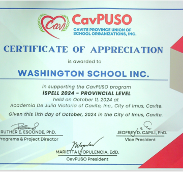 CERTIFICATE OF PARTICIPATION Word Contest