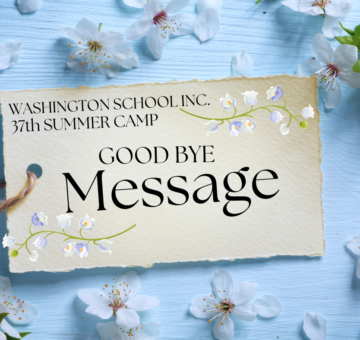 37th SUMMER CAMP FAREWELL MESSAGE